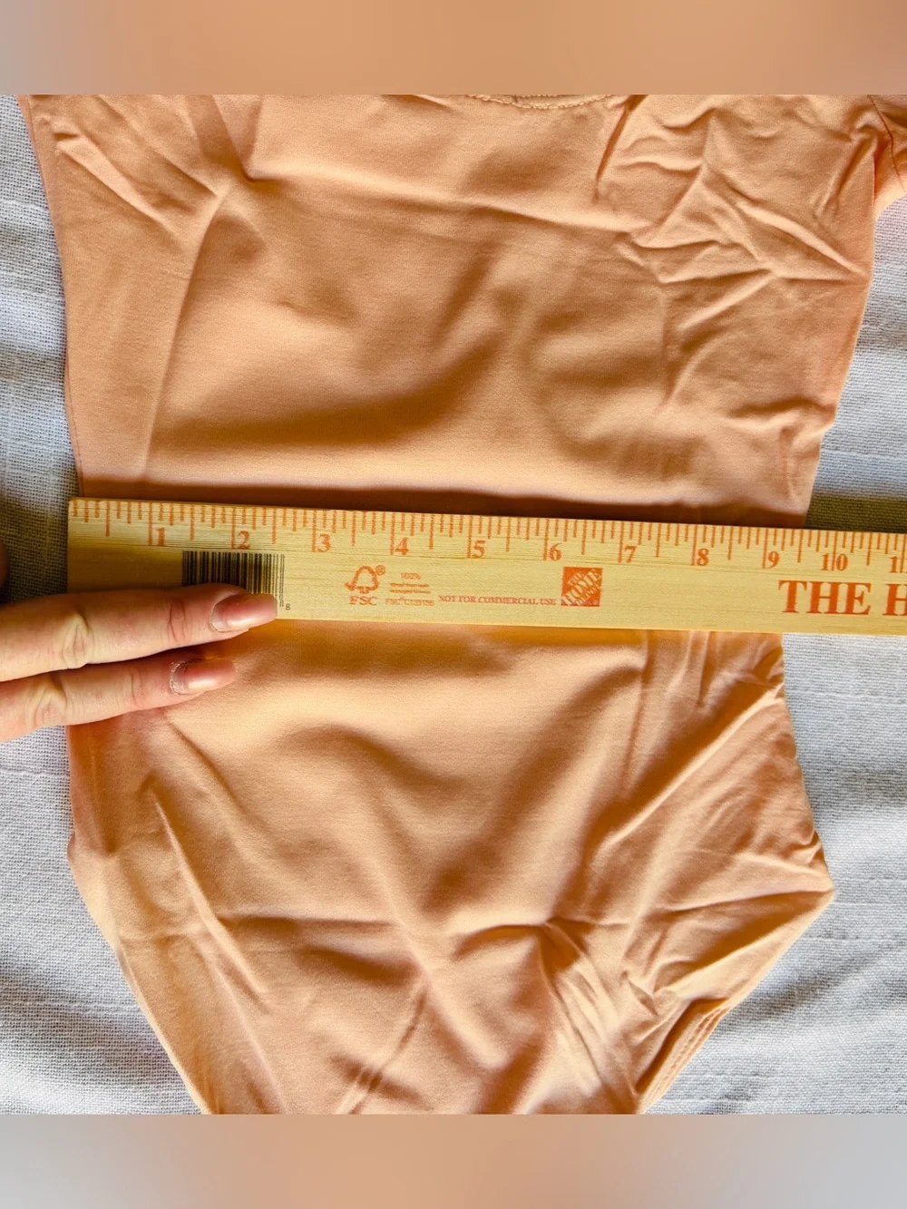 Danskin Peach Short-Sleeve One-Piece Leotard ~ Child’s Medium NEW